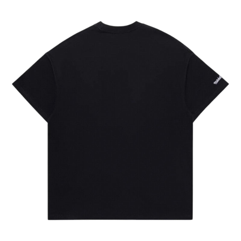 M&N Abstract Player Tee - Magic Johnson (Faded Black)