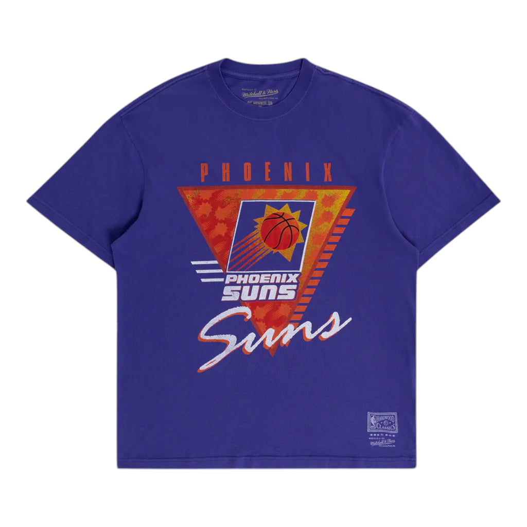 M&N Phoenix Suns Tri Logo Tee (Suns Purple)