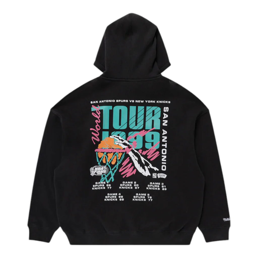 M&N San Antonio Spurs 1999 World Tour Hoodie (Black)