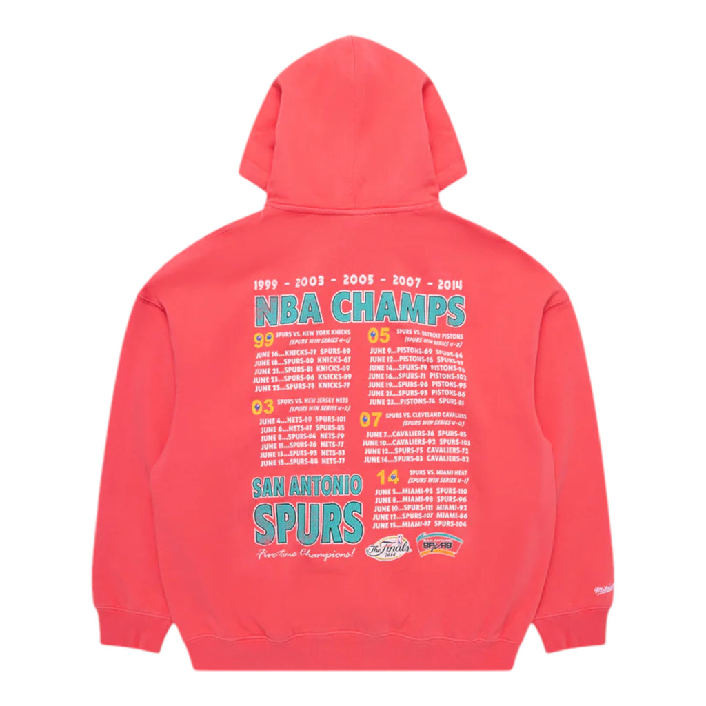 M&N San Antonio Spurs Finals Champion Hoodie (Pepper Pink)