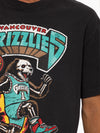 M&N On Fire Tee - Vancouver Grizzlies (Overdyed Black)