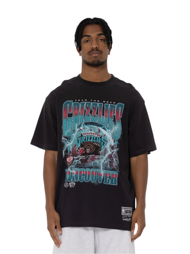 M&N Vancouver Grizzlies City Strike Tee (Faded Black)