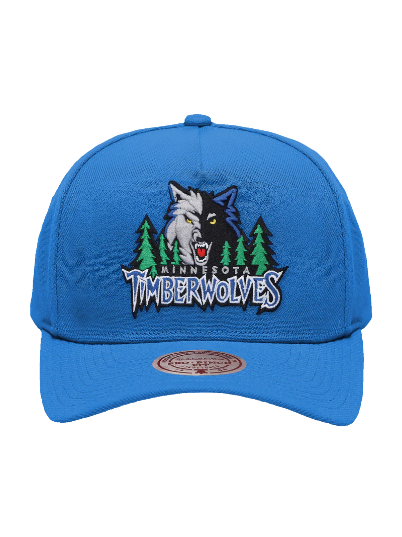 M&N Team Colour Pro Pinch Snapback - Minnesota Timberwolves