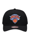 M&N Black Team Colour Pro Pinch Snapback - New York Knicks