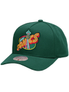 M&N Team Colour Pro Pinch Snapback - Seattle SuperSonics