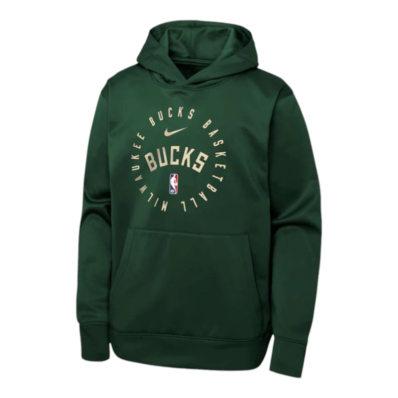 Youth Nike NBA Dri-Fit Spotlight Hoodie - Milwaukee Bucks