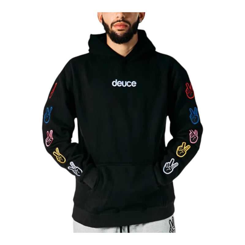 Deuce Peace Street Hoodie - Black