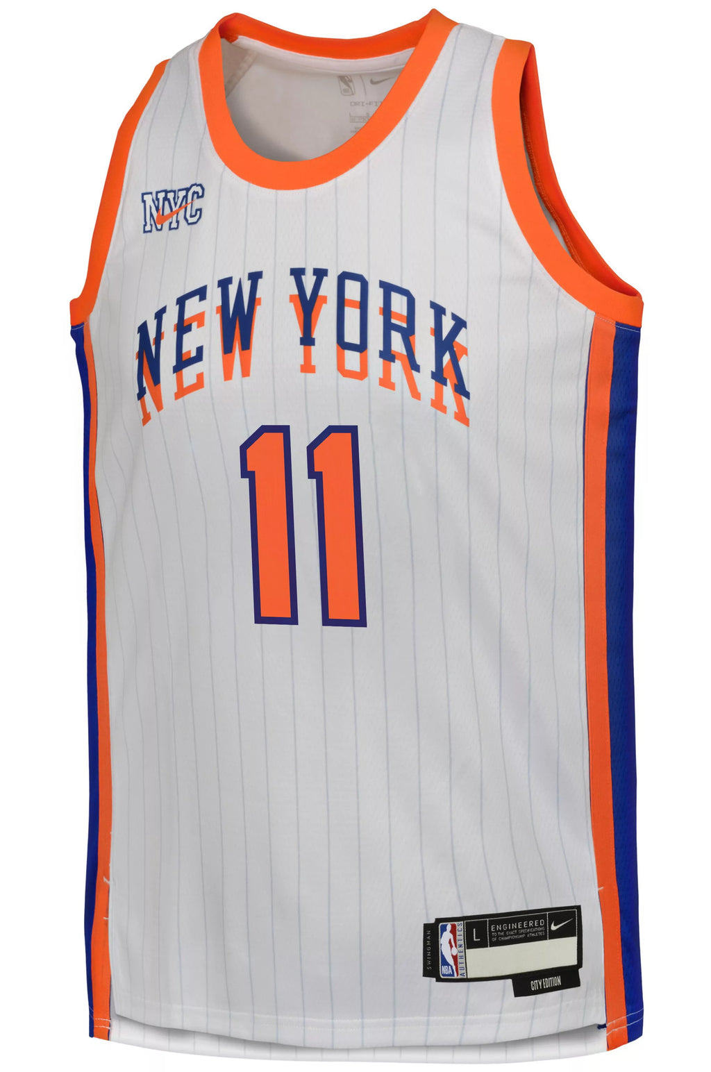 Youth Jalen Brunson City Edition Swingman Jersey (New York Knicks)