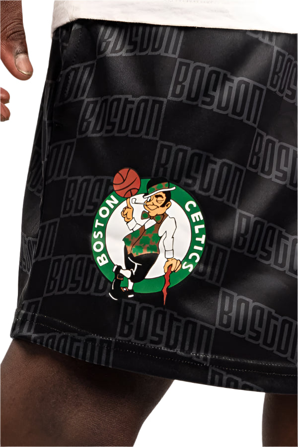 New Era AOP Graphic Short NBA Street Soccer - Boston Celtics