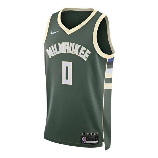 Nike Swingman NBA Damian Lillard Milwaukee Bucks Icon Jersey 2022/23 - DN2012-332