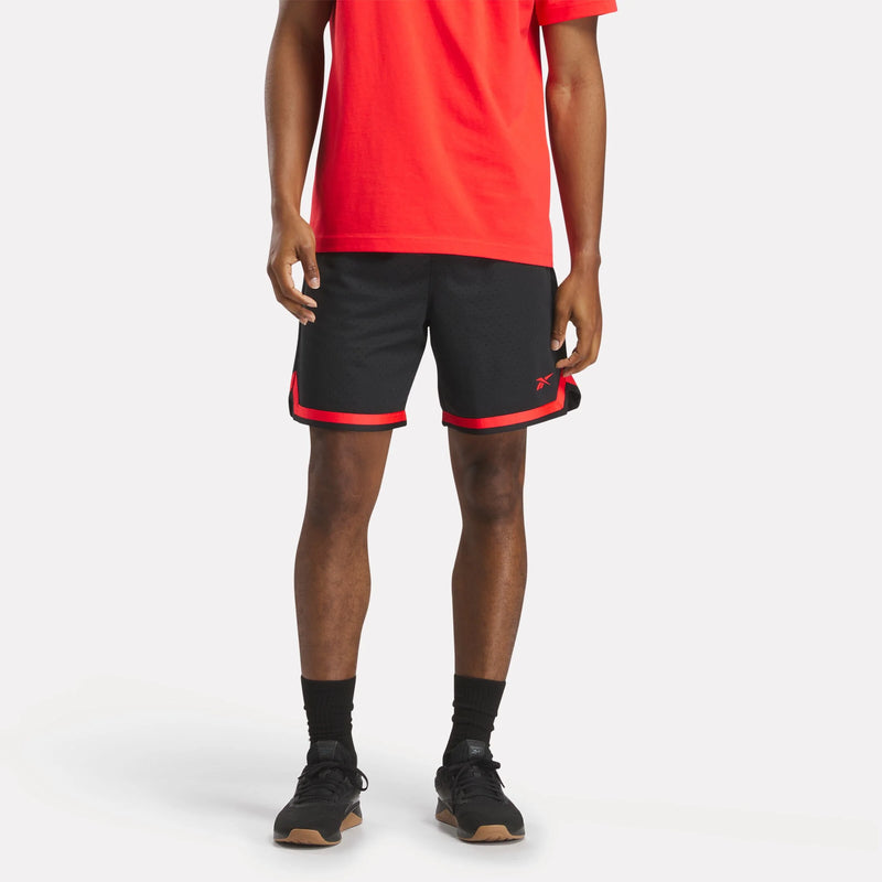 Reebok Basketball Transition Short - Black/Energy Red - 100216389