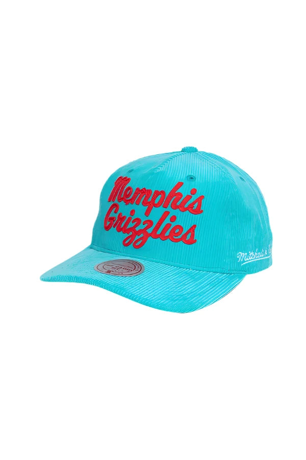 M&N Caddy Fit Stack Script Snapback - Vancouver Grizzlies