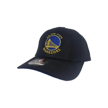 Youth NBA Essentials 6 Panel Snapback - Golden State Warriors (Black)