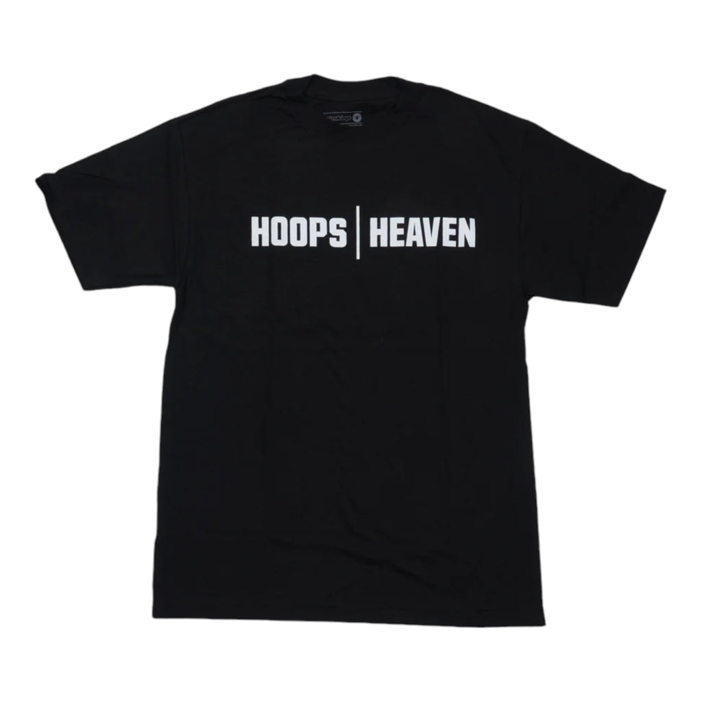 Hoops Heaven Word Tee - Black