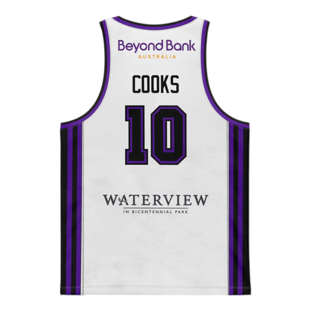 Champion NBL "Hoops Fest" 24/25 Sydney Kings Jersey - Xavier Cooks (White)