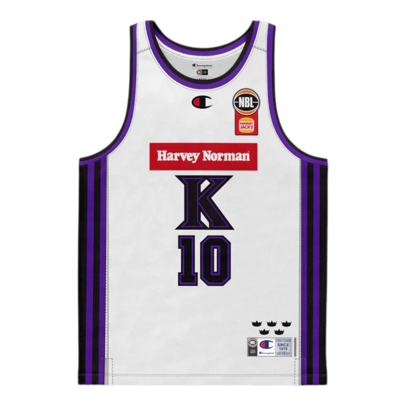 Champion NBL "Hoops Fest" 24/25 Sydney Kings Jersey - Xavier Cooks (White)