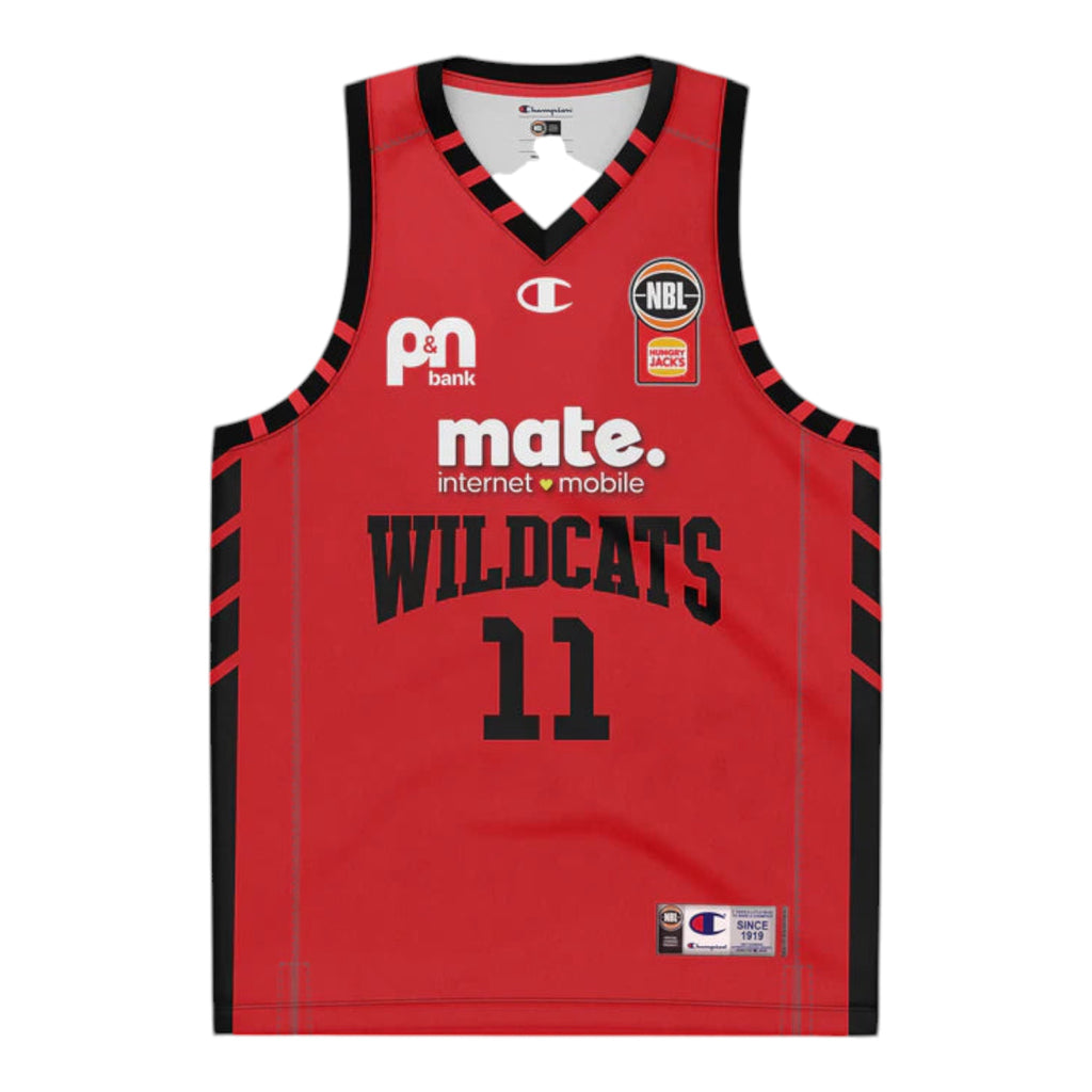 Champion NBL "Hoops Fest" 24/25 Perth Wildcats Jersey - Bryce Cotton (Red)