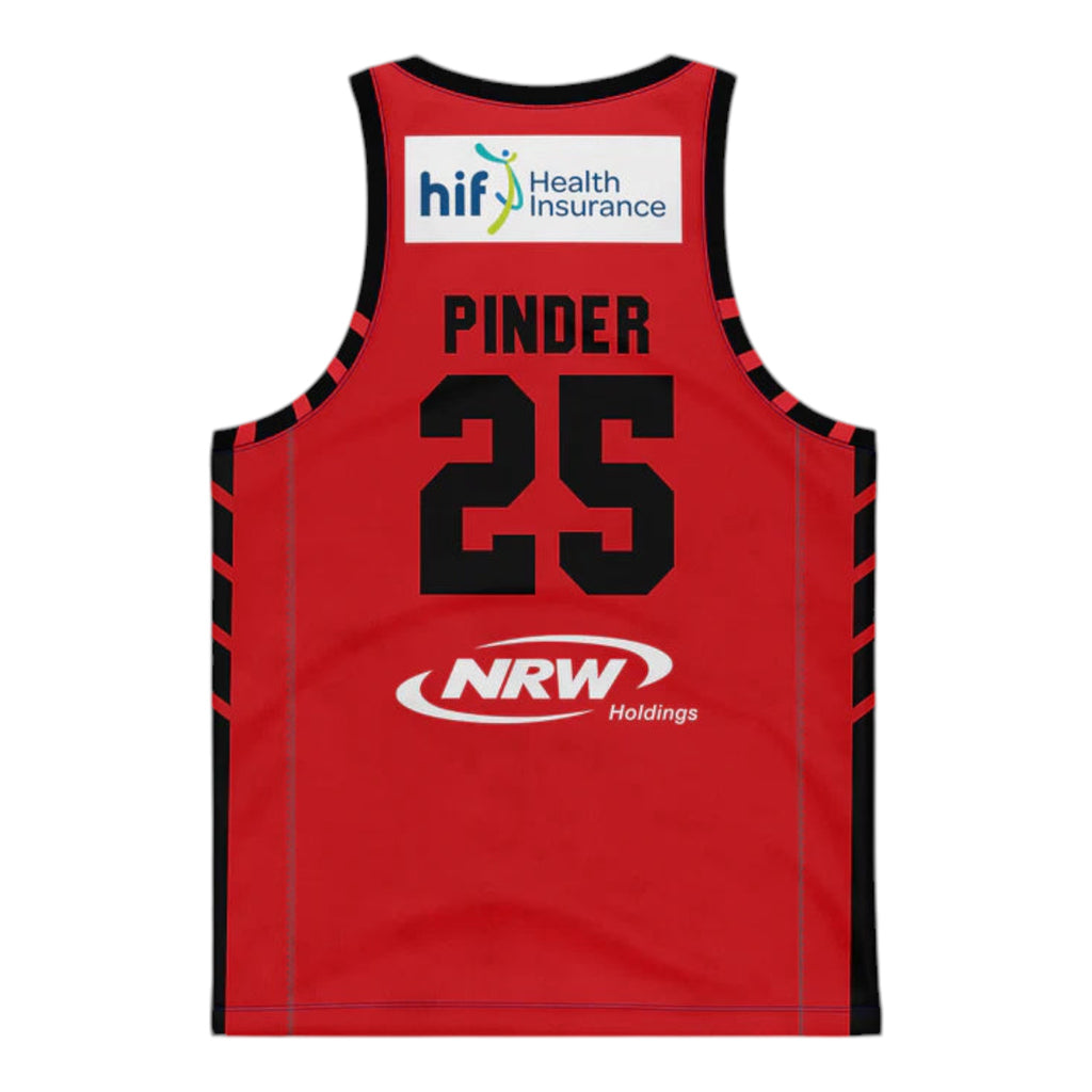 Champion NBL "Hoops Fest" 24/25 Perth Wildcats Jersey - Keanu Pinder (Red)