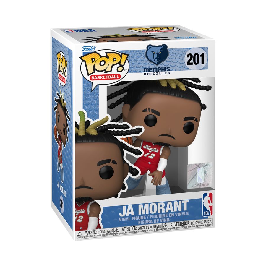 Pop Vinyl NBA - Ja Morant #201 Grizzlies (City Edition 2024)