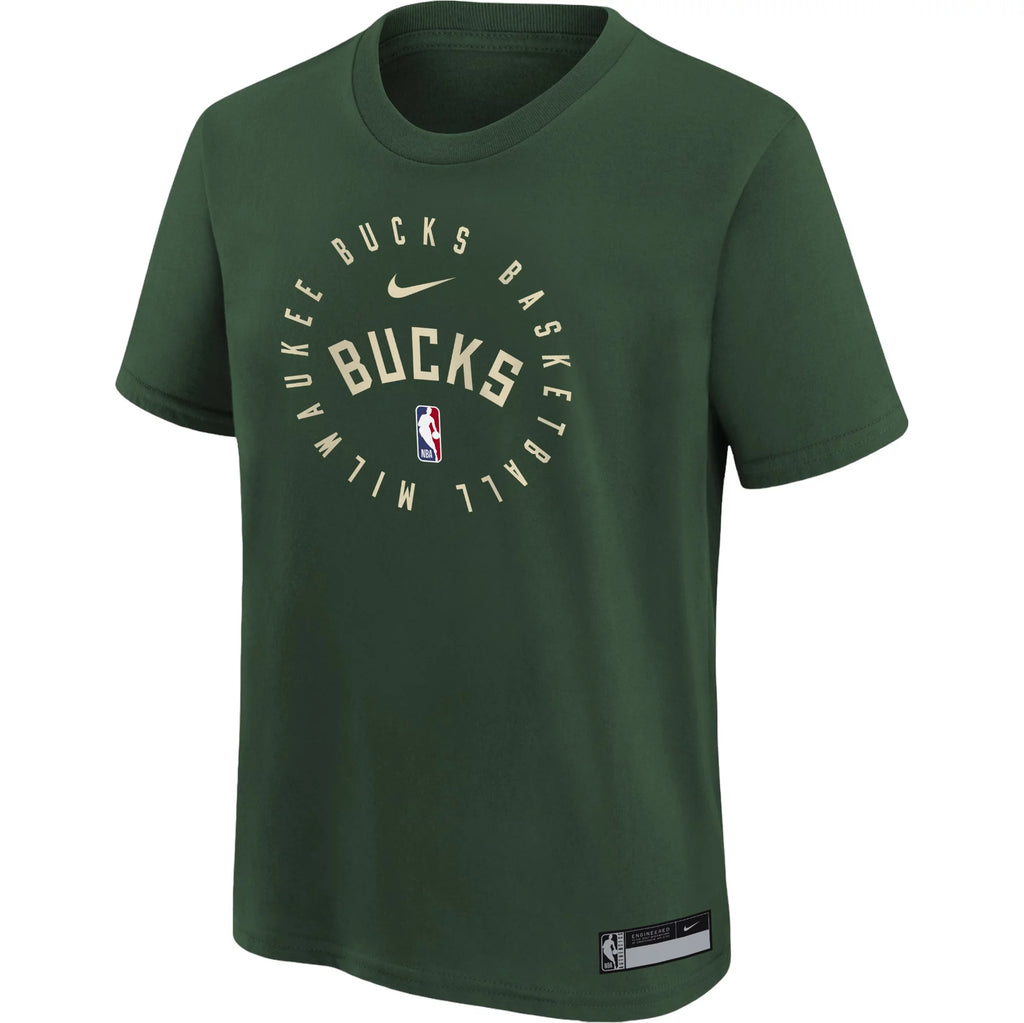 Youth Nike NBA Legend Practice Tee - Milwaukee Bucks