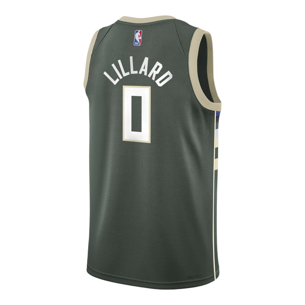 Youth Dame Lillard Icon Swingman Jersey (Milwaukee Bucks)