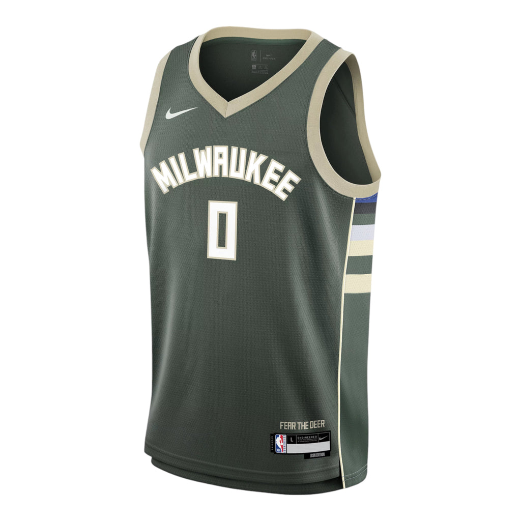 Youth Dame Lillard Icon Swingman Jersey (Milwaukee Bucks)