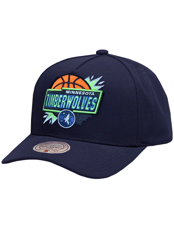 M&N Jam session Pro Pinch Snapback - Minnesota Timberwolves