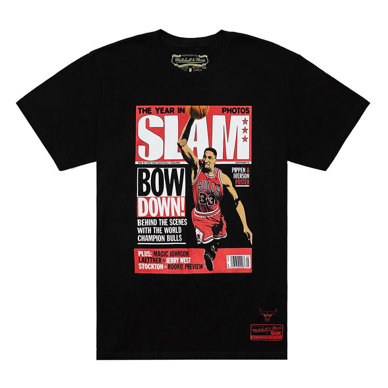 M&N Slam Cover Tee - Scottie Pippen (Faded Black)