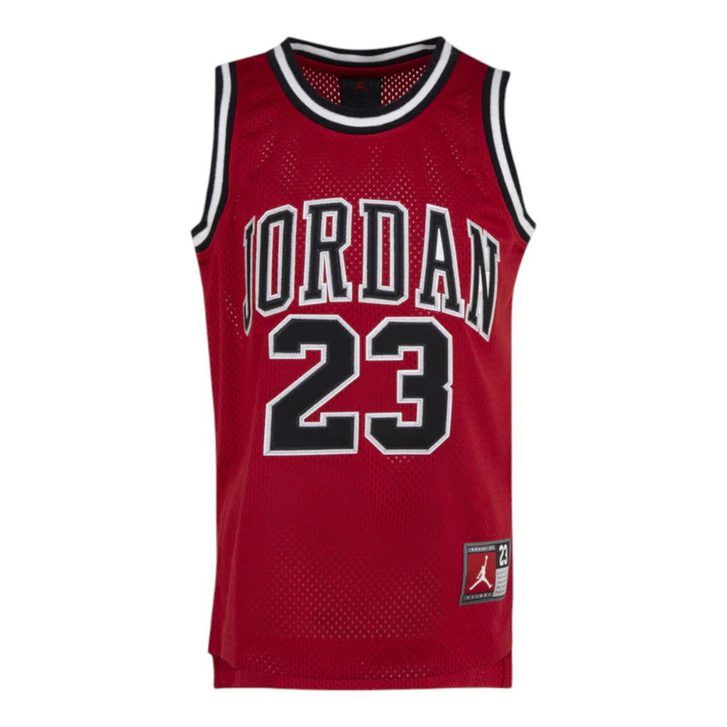 Kids Jordan 23 Mesh Jersey (Gym Red) 85A773 R78