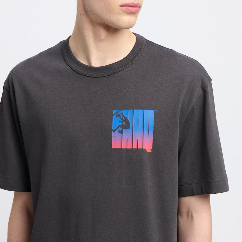 Reebok GS HS SHAQ Silo Logo Tee Washed Black - 100218846