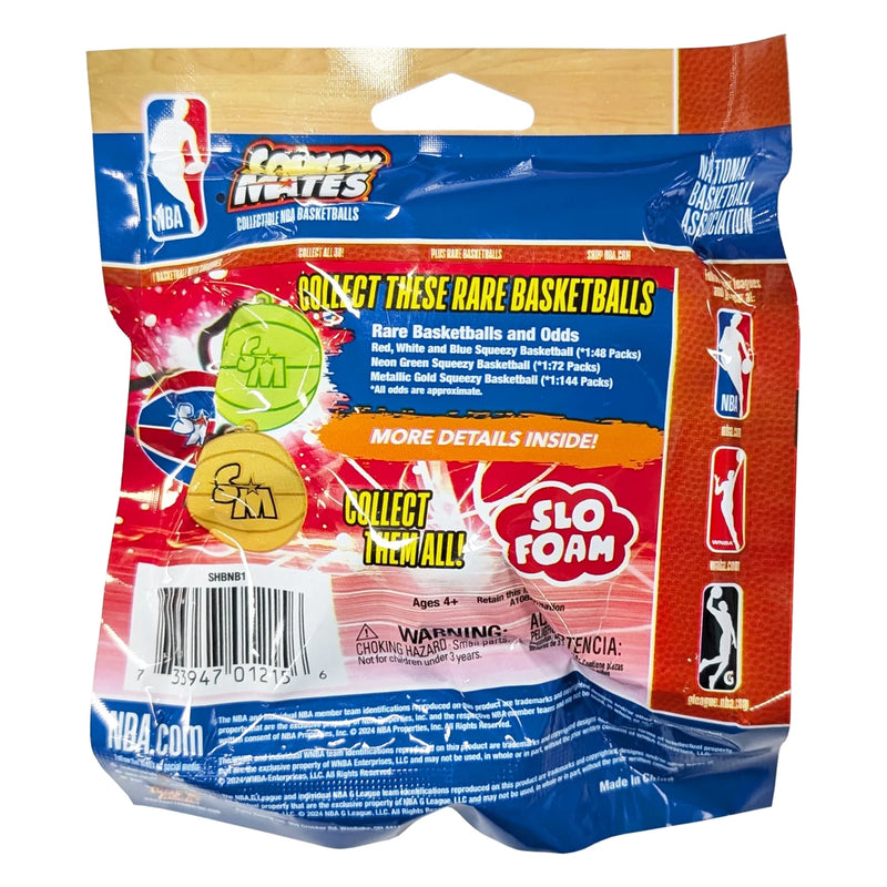 NBA SqueezyMates 2.5" Squishy Basketball 2024 (Blind Pack)