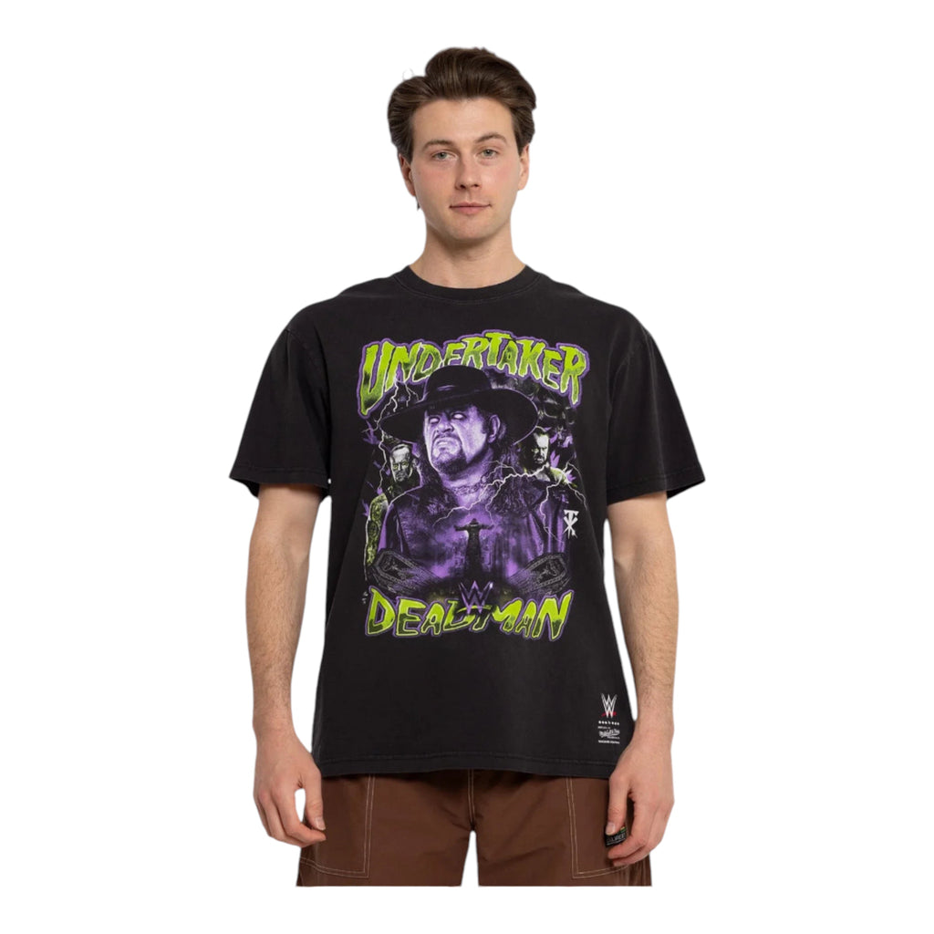 M&N WWE The Undertaker Bootleg Tee (Faded Black)