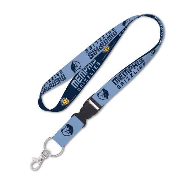 Wincraft Memphis Grizzlies Lanyard W/Detachable Buckle 1” (Navy/Sky ...